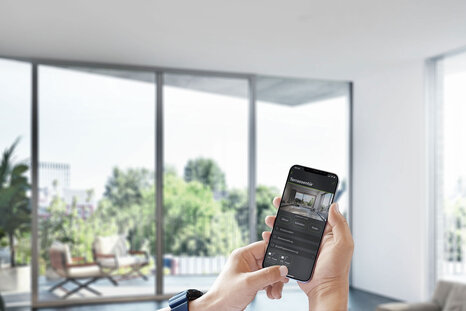 Smart Home Bedienung bei Fenstern und Türen