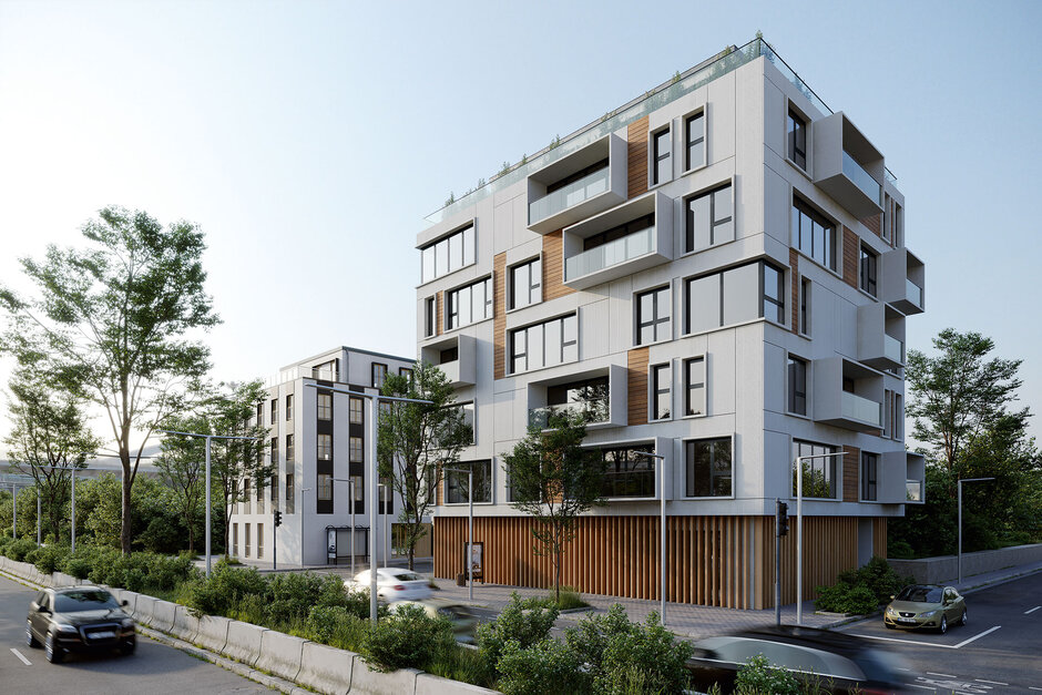 Aluminiumfenster für moderne Wohnhäuser