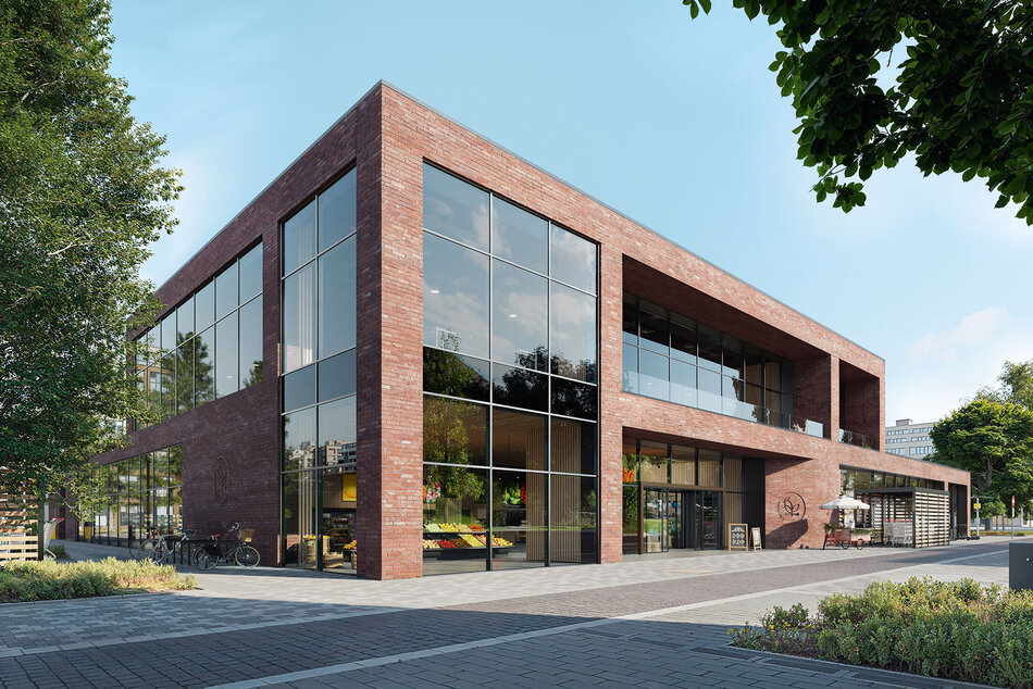 Pfosten Riegel Fassade von Schüco