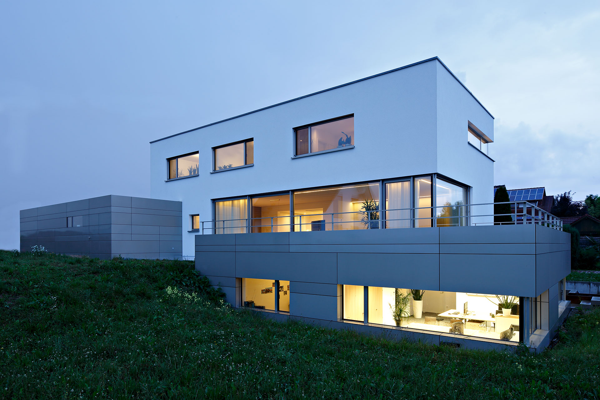 Aluminiumfenster im privaten Wohnbau